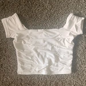 Hollister social tourist xs off shoulder top